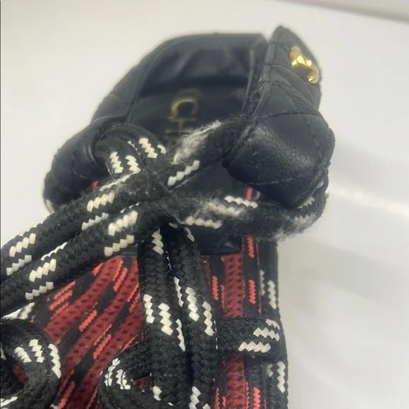 CHANEL Leather & Rope Dad Quilted Sandals Authentic - Picture 12 of 12